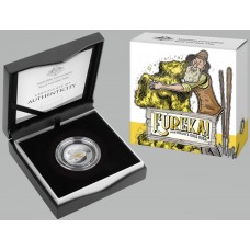 AUSTRALIA 2020 . ONE 1 DOLLAR . PROOF COIN . EUREKA GOLD RUSH